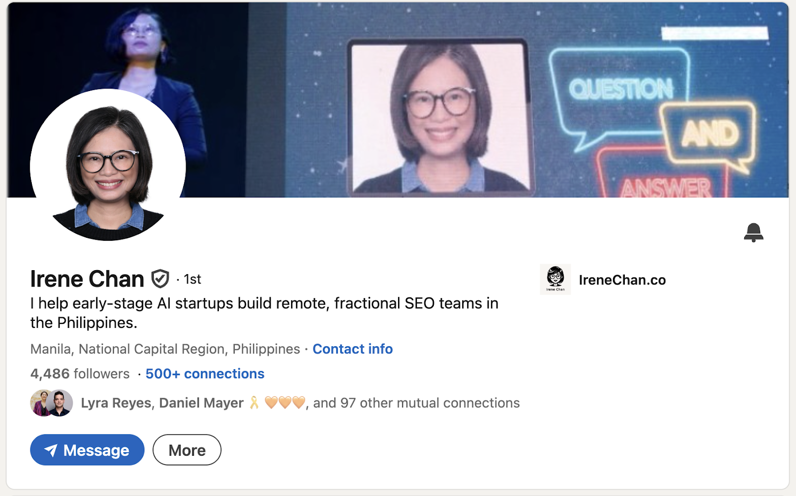 how to use linkedin for crypto marketing irene chan